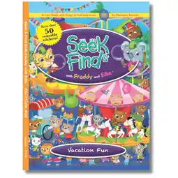 Walmart Seek & Find with Freddy and Ellie Vacation Fun Paperback, 32 Pages, 1 Book offer