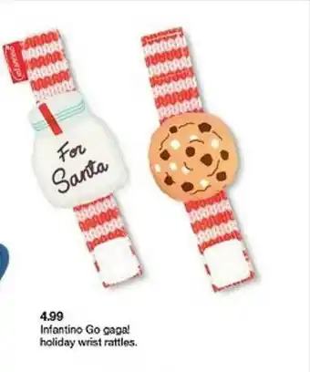 Target For Santa Infantino Go Gagal Holiday Wrist Rattles offer