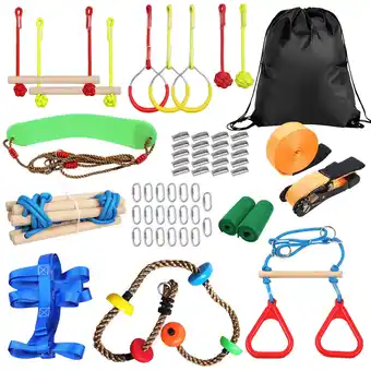 Walmart Climbing Rope,Line Course Kit Children Line Tubbek Kids Kit Children Hxber Kit Line Havou offer