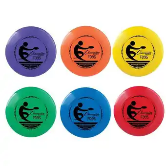 Walmart Champion Sports 125 g Competition Plastic Disc - Set of 6 offer