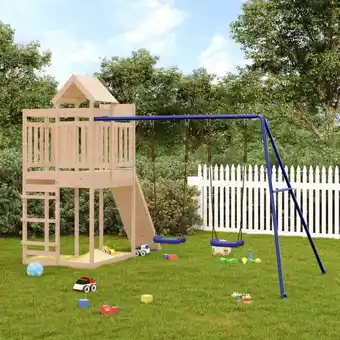 Walmart vidaXL Outdoor Playset Solid Wood Pine offer