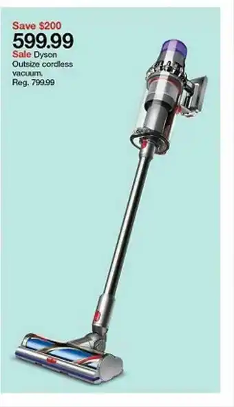 Target Dyson Outsize Cordless Vacuum offer
