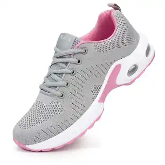 Walmart Ecetana Womens Walking Shoes Lightweight Breathable Mesh Air Cushion Sneakers offer