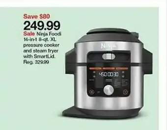 Target Ninja Foodi 14-in-1 8-qt. XL Pressure Cooker And Steam Fryer With Smartlid offer