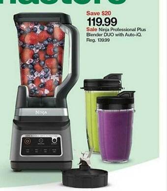 Target Ninja Professional Plus Blender Duo With Auto-iq offer