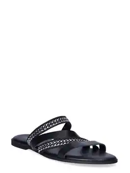 Walmart Time and Tru Women's Asymmetric Strappy Sandals offer