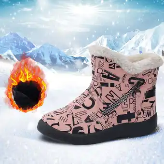 Walmart Tejiojio Clearance Women's Boots Girls Short Bootie Outdoor Winter Warm Shoes Ankle Snow Boots offer