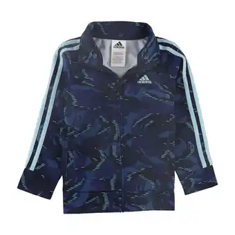 Walmart Adidas Boys Action Camouflage Track Jacket, Blue, Toddler, 3T offer