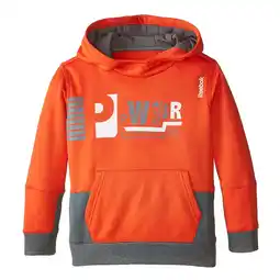 Walmart Reebok Boys Pow3r 95 Hoodie Sweatshirt, Orange, Little Kids (4-7), 5 offer