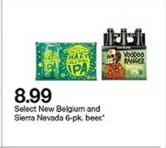 Target Select New Belgium And Sierra Nevada 6-pk. Beer offer