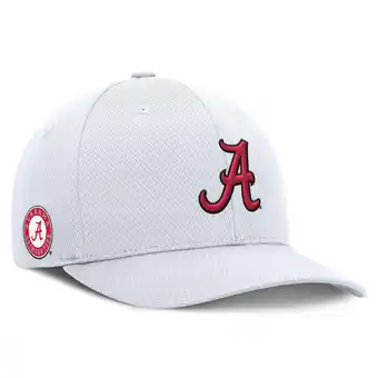 Walmart Men's Top of the World White Alabama Crimson Tide Reflex Logo Flex Hat offer