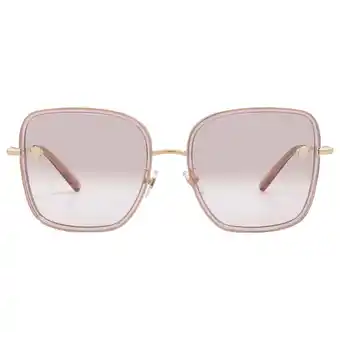 Walmart Versace VE 2247D Metal Womens Square Sunglasses Transparent Pink 57mm Adult offer