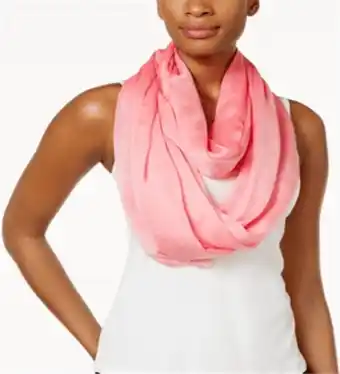 Walmart Calvin Klein Women's Lightweight Infinity Scarf Pink Size Regular offer