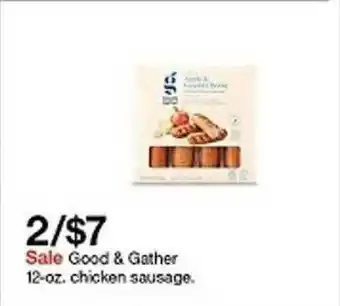 Target Good & Gather 12-oz. Chicken Sausage offer