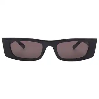 Walmart Saint Laurent SL 553S Plastic Unisex Rectangle Sunglasses Black 52mm Adult offer