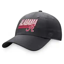 Walmart Men's Top of the World Charcoal Alabama Crimson Tide Slice Adjustable Hat offer