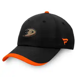 Walmart Men's Fanatics Black Anaheim Ducks Authentic Pro Rink Pinnacle Adjustable Hat offer