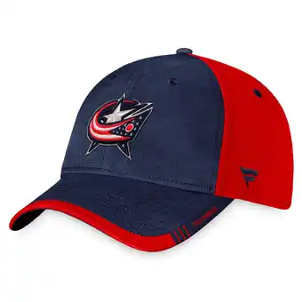 Walmart Men's Fanatics Navy/Red Columbus Blue Jackets Authentic Pro Rink Camo Flex Hat offer