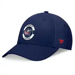 Walmart Men's Fanatics Navy Columbus Blue Jackets Authentic Pro Training Camp Flex Hat offer