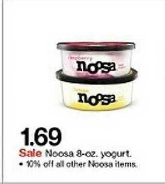 Target Noosa 8-oz. Yogurt offer
