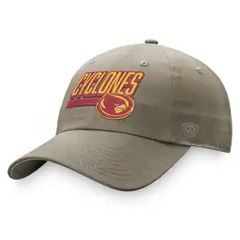 Walmart Men's Top of the World Khaki Iowa State Cyclones Slice Adjustable Hat offer