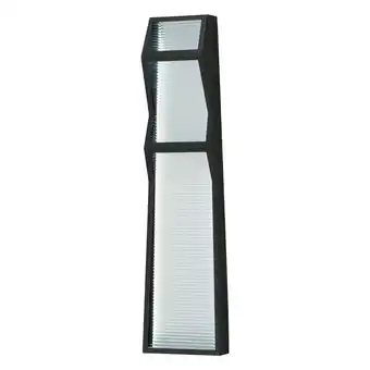 Walmart E30126-144BK-ET2 Lighting-Totem - 24W 2 LED Outdoor Wall Mount-24 Inches Tall and 6 Inches Wide offer