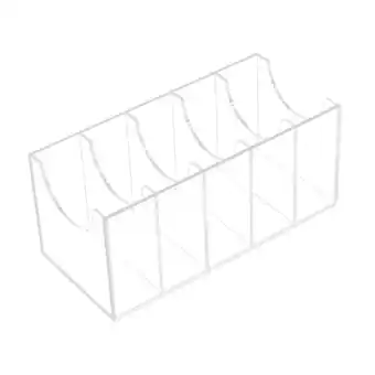 Walmart APLVFFZH Acrylic Belt Organizer Box Display Drawer Transparent Storage Holder 5 Compartments offer