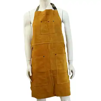 Walmart yotijay Welder Clothing Heat Resistant Mechanics Apron Durable Men Women Apron with Tool 90cm offer