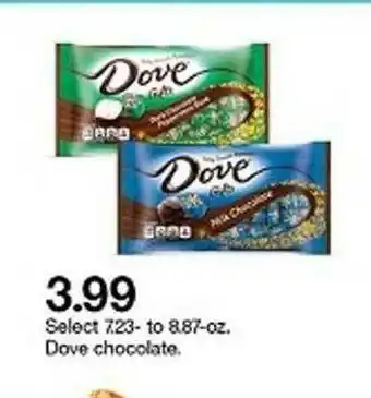 Target Select 7.23- To 8.87-oz. Dove Chocolate offer