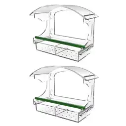 Walmart APLVFFZH Bird Feeder Accessories with Suction Cups Water Resistant Hanging Decoration for 2 Piece offer