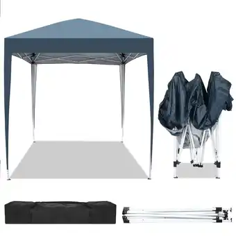 Walmart Ktaxon 6.5'x6.5' Canopy Tent Waterproof Right-Angle Folding Tent Blue offer