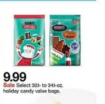 Target Select 30.1- To 341-oz. Holiday Candy Value Bags offer