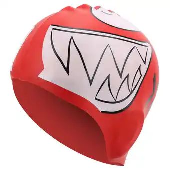 Walmart Kids' Waterproof Swim Cap Cartoon Design, Silicone Diving Hat with Ear Protection offer