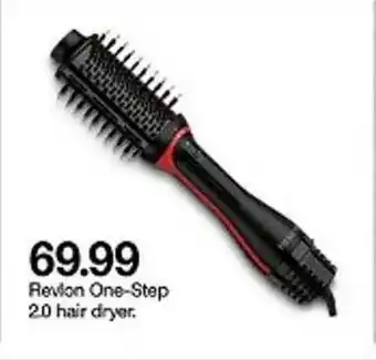 Target Revlon One-step 20 Hair Dryer offer