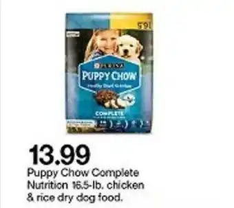 Target Puppy Chow Complete Nutrition 15.5-lb. Chicken & Rice Dry Dog Food offer