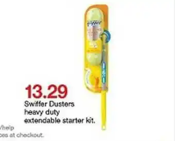 Target Swiffer Dusters Heavy Duty Extendable Starter Kit offer