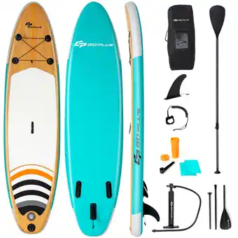 Walmart Goplus 11' Inflatable Stand Up Paddle Surfboard W/Bag Aluminum Paddle Pump offer