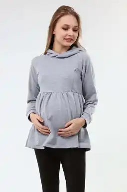 Walmart LVMA4530 - Nursing Maternity Hoodie / Sweatshirt Fall Winter Pregnant Breastfeed offer