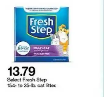Target Select Fresh Step 15.4- To 25-lb. Cat Litter offer