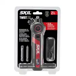 Walmart SKIL SD5619-01 Twist 2.0 Rechargeable 4V Screwdriver with USB-C Charging Cable & 2PC Bit Set offer