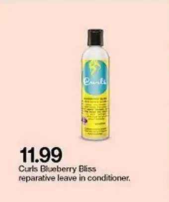 Target Curls Blueberry Bliss Reparative Leave In Conditioner offer
