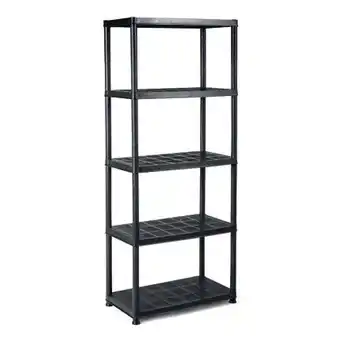 Walmart ASpecialty 5-Tier Storage Shelving Freestanding Heavy Duty Rack,28L X 15W X 67H,Black offer