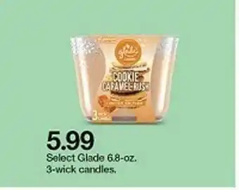 Target Select Glade 6.8-oz. 3-wick Candles offer