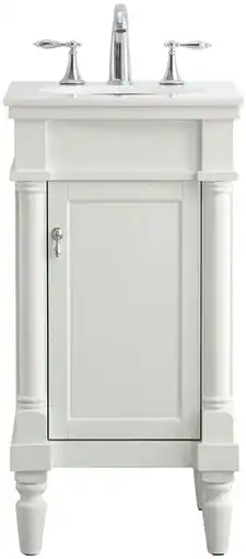 Walmart Elegant Lighting Vf13018-Vw Lexington 19 Free Standing Single Basin Vanity Set - Off offer