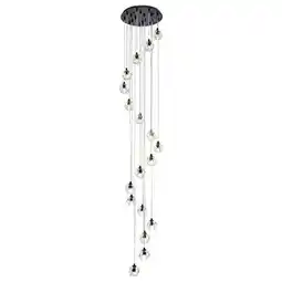 Walmart Eren 18 lights Black pendant offer