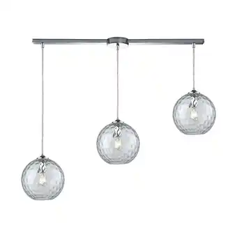 Walmart Elk Home 36-Inch Wide Watersphere Pendant, Modern, Polished Chrome offer