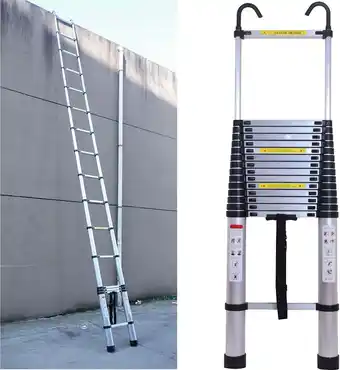 Walmart Dayplus Aluminum Folding 16.5FT Multi Purpose Telescopic Extension Ladder Heavy Duty 5M offer