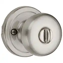 Walmart Juno Keyed Entry Knob featuring SmartKey in Satin Nickel offer