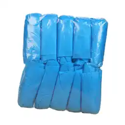 Walmart APLVFFZH Disposable Shoe Covers Boot Shoe Covers Breathable Dustproof Anti Slip Overshoes Blue offer