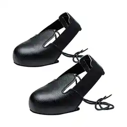 Walmart hengtong 2 Pieces Toe Overshoes Anti Smash Cover Leather Sole Caps Anti Smashing offer